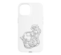 Carcasa para iPhone 15 Quetzalcoatl. Serpiente Emplumada. Olmeca. Mesoamericano. México