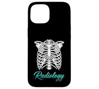 Carcasa para iPhone 15 Radiología Costilla Esqueleto X-Ray Tech Medical Professional