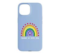 Carcasa para iPhone 15 Raised to Love You 2 Moms Love My Two Mommies Pride Mom LGBT