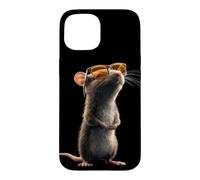 Carcasa para iPhone 15 Rata Ratón Simpático Roedores Ratón Enano Ratas Pequeñas