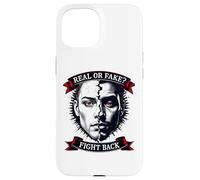 Carcasa para iPhone 15 Real or Fake Truth Seeker Graphic tee Pregunta Realidad
