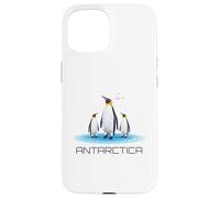 Carcasa para iPhone 15 Recuerdo de investigación antártica de pingüinos antárticos