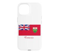 Carcasa para iPhone 15 Recuerdo de la Bandera de Ontario Canadá