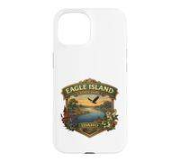 Carcasa para iPhone 15 Recuerdo gráfico de Eagle Island State Park Idaho