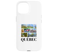 Carcasa para iPhone 15 Recuerdo Retro de Quebec de Canadá/Quebec
