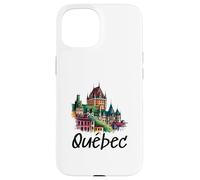 Carcasa para iPhone 15 Recuerdo Retro de Quebec de Canadá/Quebec