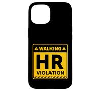 Carcasa para iPhone 15 Recursos Humanos Divertidos Caminando diseño de violación de recursos Humanos