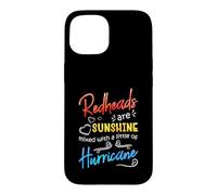 Carcasa para iPhone 15 Redheads Are Sunshine Mixed with A Little Hurricane - Funny