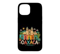 Carcasa para iPhone 15 Regalo de Recuerdo de Viaje de Oaxaca México Dibujado a Mano