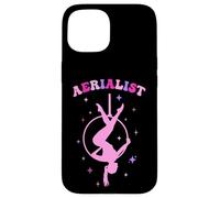 Carcasa para iPhone 15 Regalos de Yoga Aerialist Hoop Fly Between The Stars Aerial Lyra