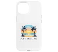 Carcasa para iPhone 15 Respira Calma Energía Respiración Vida Consciente Tai Chi Flow