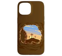 Carcasa para iPhone 15 Resurrection Sunday Cross of Jesus Christ Empty Tomb Faith