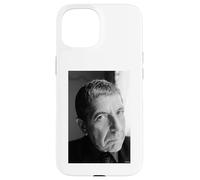 Carcasa para iPhone 15 Retrato de Leonard Cohen Hallelujah Songwriter por AJ Barratt