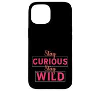 Carcasa para iPhone 15 Retro Adventure Typography Inspirational Positive Quote Fun