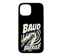 Carcasa para iPhone 15 Retro Computer Baud Barrier Vintage Dial Up Modem Graphic