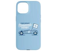Carcasa para iPhone 15 Retro Pinewood Derby Cub Scouts Racer Race Car Logo
