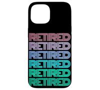 Carcasa para iPhone 15 Retro Retirado Ya no es mi Problema Abuelo Jubilación 2025