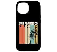 Carcasa para iPhone 15 Retro San Francisco California Surf Vintage Playa Dorado