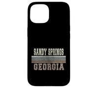 Carcasa para iPhone 15 Retro Sandy Springs, Georgia