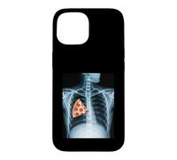 Carcasa para iPhone 15 Rib Cage X-Ray Pizza Slice Funny Food Humor Anatomía
