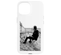 Carcasa para iPhone 15 Richard Hawley de pie en el Borde del Cielo por Andy Willsher