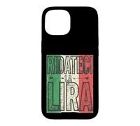 Carcasa para iPhone 15 Ridateci La Lira Nostalgia Italiana Prima Repubblica