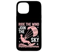 Carcasa para iPhone 15 Ride The Wind Únete al Sky Kite Surfing