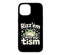 Carcasa para iPhone 15 Rizz Em' with The Tism Awesome Autism Aware Charming Teas