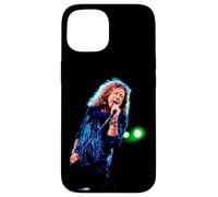 Carcasa para iPhone 15 Robert Plant en Vivo en Wembley Led Zeppelin 1992