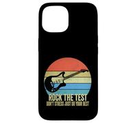 Carcasa para iPhone 15 Rock The Test Don't Stress Test Day, Divertido día de exámenes, Profesor