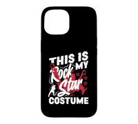 Carcasa para iPhone 15 Rockstar Disfraz de Halloween Easy Lazy Last Minute Rock