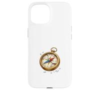 Carcasa para iPhone 15 Roto, brújula, dirección, perdido, Concepto, ilustración