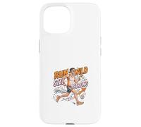 Carcasa para iPhone 15 Run Wild Stay Strong Running Motivación Diseño
