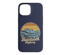 Carcasa para iPhone 15 Ruta panorámica Nacional 212 Retro de la autopista Beartooth