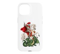 Carcasa para iPhone 15 Saint George Dragon Slayer Leyenda Medieval