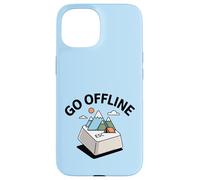Carcasa para iPhone 15 Salir Offline Camping Senderismo