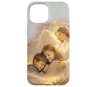 Carcasa para iPhone 15 Salmo 91:4-6 Cita de la Biblia Espiritual de protección del ángel