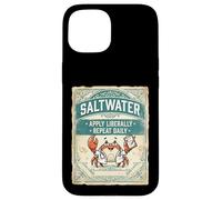 Carcasa para iPhone 15 Saltwater Doctor Crab Ocean Vintage Design