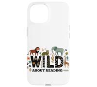 Carcasa para iPhone 15 Salvaje sobre Lectura y Animales