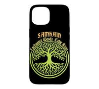Carcasa para iPhone 15 Samhain Bosques Encantados Raíces Celtas Gaélico Halloween