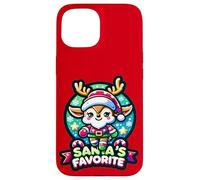 Carcasa para iPhone 15 Santas Favorite Cute Reno Christmas Santa Helper