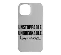 Carcasa para iPhone 15 SÉ IMPARABLE, IRROMPIBLE, SIN MOLESTIAS