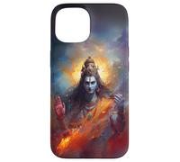 Carcasa para iPhone 15 Señor Shiva Arte Sacro - Mahadev Dios Hindú