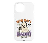Carcasa para iPhone 15 Servicio al Cliente Halloween How May I Haunt You