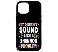 Carcasa para iPhone 15 Shannon Personalized Women's Gift Custom Shannon