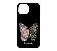 Carcasa para iPhone 15 She Is Clothed with Strength & Dignity Bible Proverbs 31:25