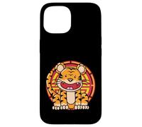 Carcasa para iPhone 15 Signo de Estrella Chino Tigre (Rama de la Tierra)