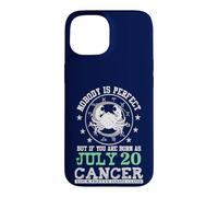 Carcasa para iPhone 15 Signo del Zodiaco Cáncer Julio 20 Horóscopo Astrología Cumpleaños