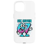 Carcasa para iPhone 15 Six Seven Glitch Mascot - Divertido 67 Meme
