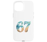 Carcasa para iPhone 15 Six SSix Seven Beach Summer Waves Diversión Niñas Niños Hombres